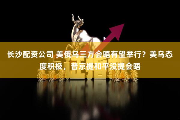 长沙配资公司 美俄乌三方会晤有望举行？美乌态度积极，普京提和平没提会晤